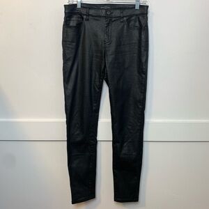 Banana Republic Black Coated Skinny Fit Jean